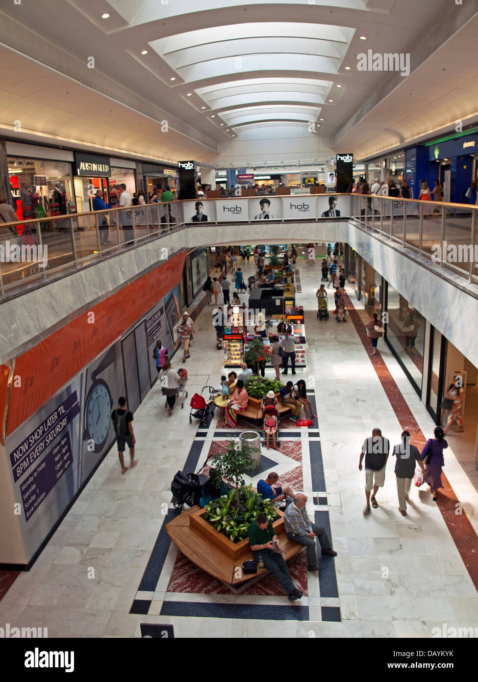Interior of Brent Cross Shopping Centre, London Borough of Barnet, North London, England, United Kingdom Stock Photo