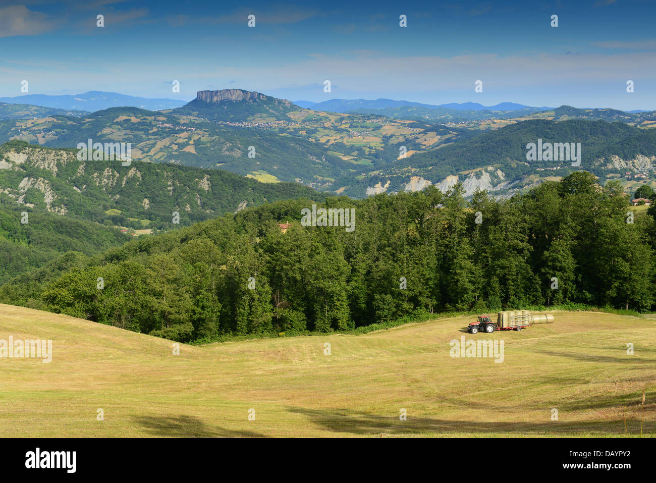 Reggio Emilia hills in the Italian region Emilia-Romagna Stock Photo