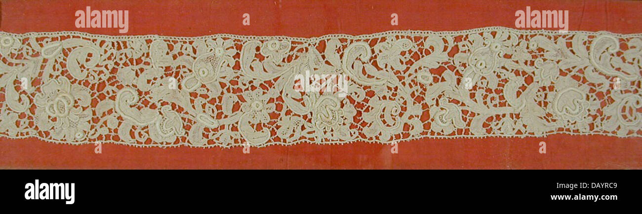 Length of Lace M.57.8.7 (1 of 2) Stock Photo