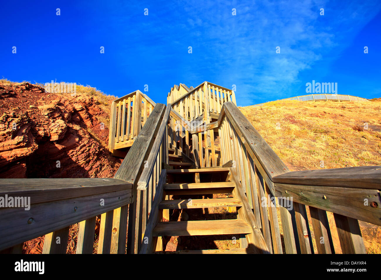 Steep Wooden Stairs High Resolution Stock Photography and Images - Alamy