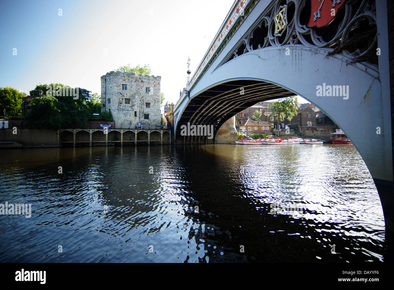 Lendal Bridge in York UK Stock Photo