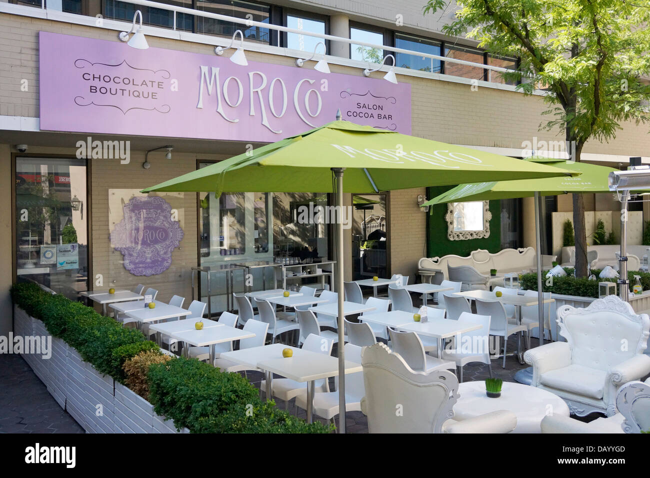 Yorkville, Toronto, MoRoCo chocolate boutique Stock Photo Alamy