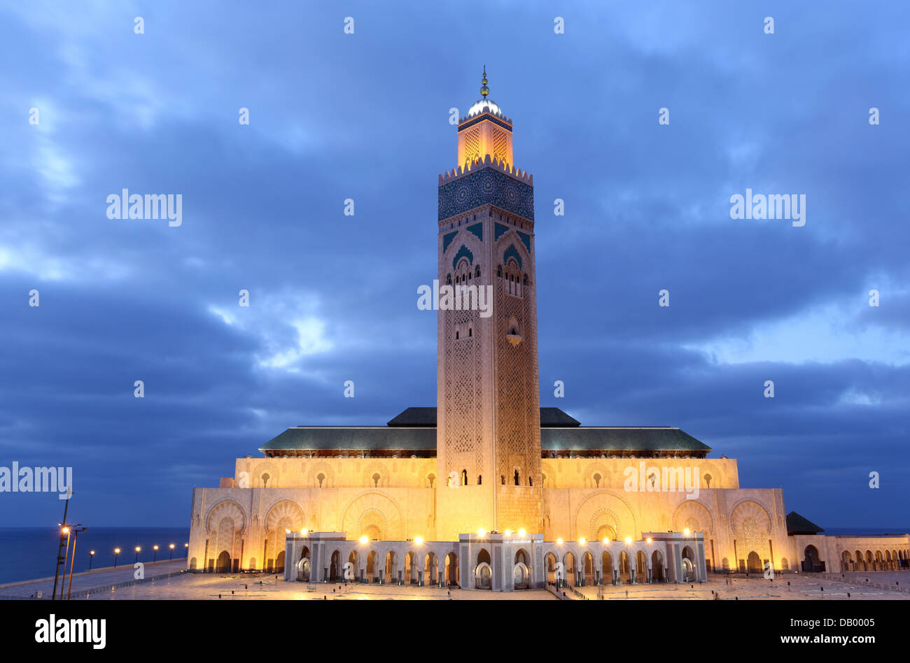 Great Mosque Hassan II in Casablanca, Morocco, North Africa Stock Photo