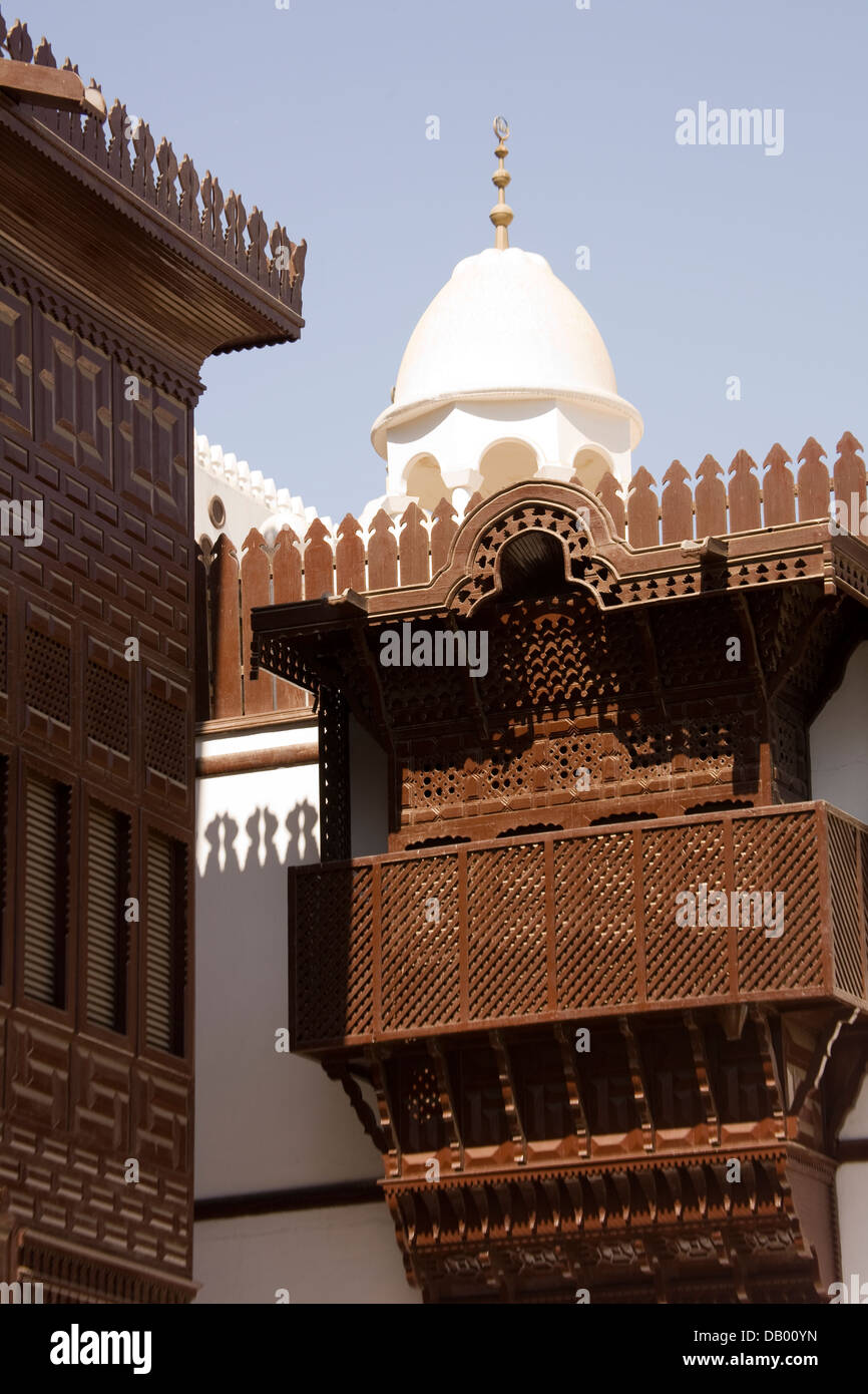 The ornate Al-Tayibat City Museum for International Civilisation, Jeddah, Saudi Arabia Stock Photo