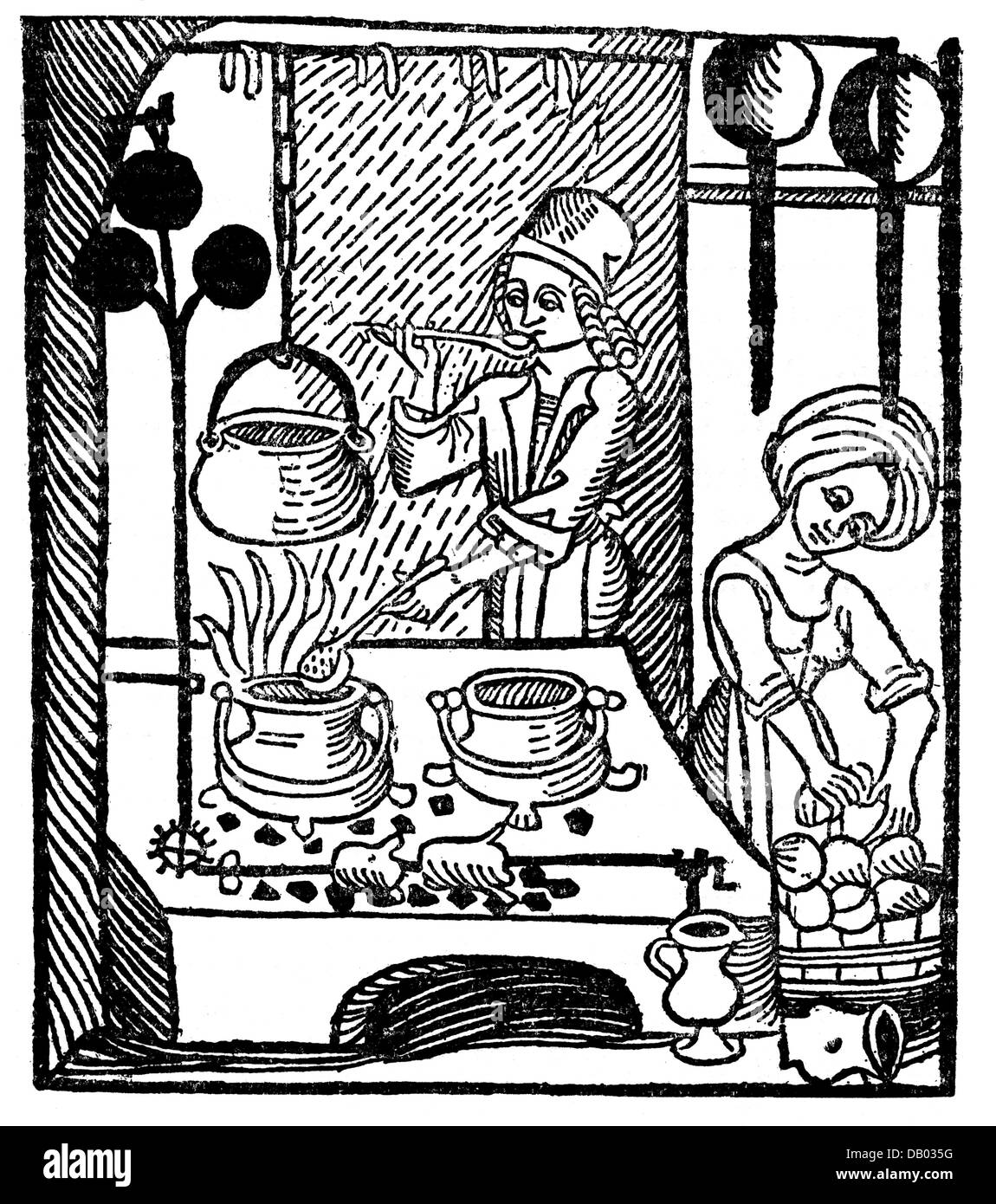 18th-century kitchen maids - Historical Cooking Classes
