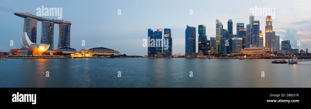 Singapore pano hi-res stock photography and images - Alamy