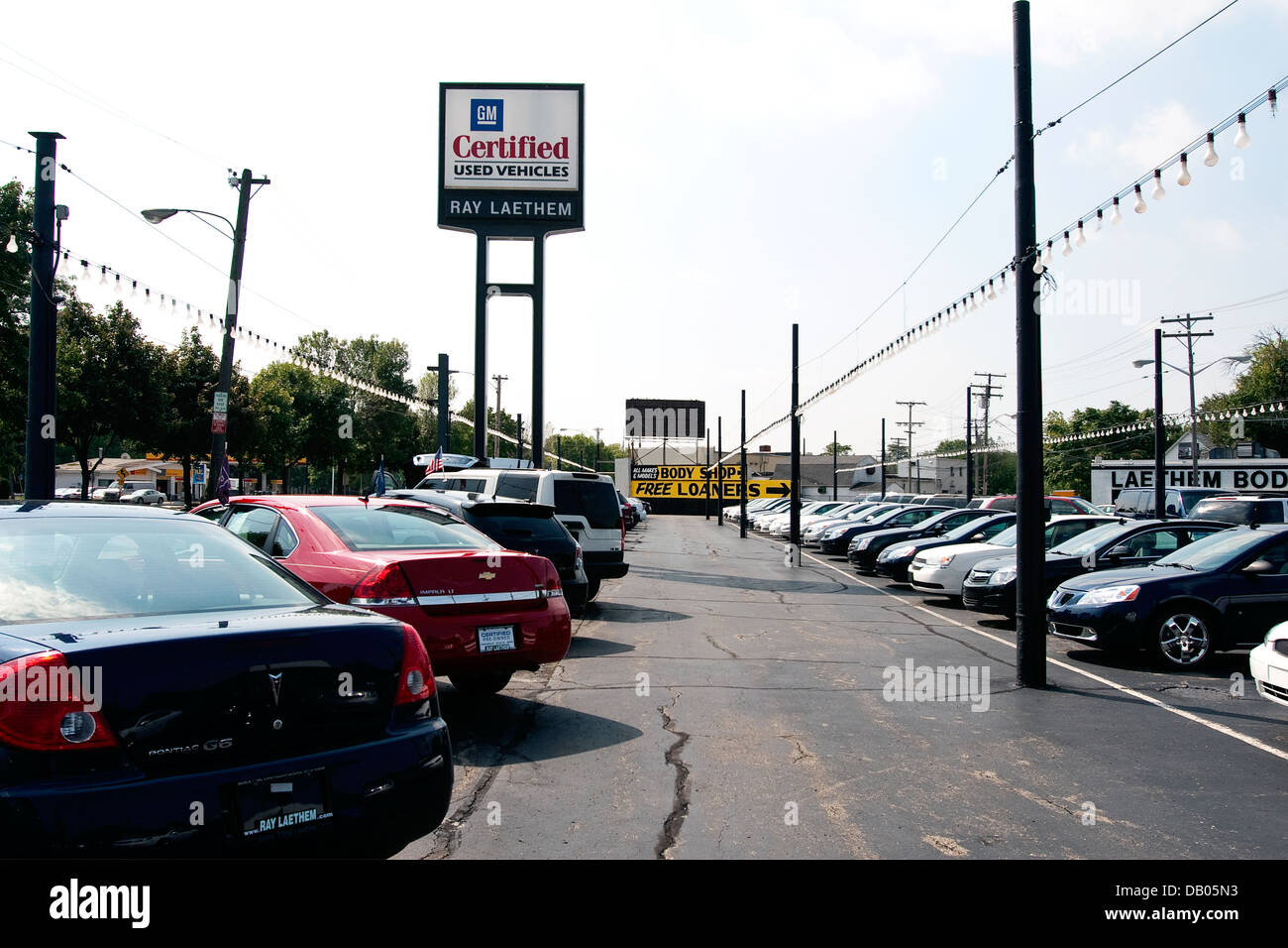 Certified used vehicles Stock Photo Alamy