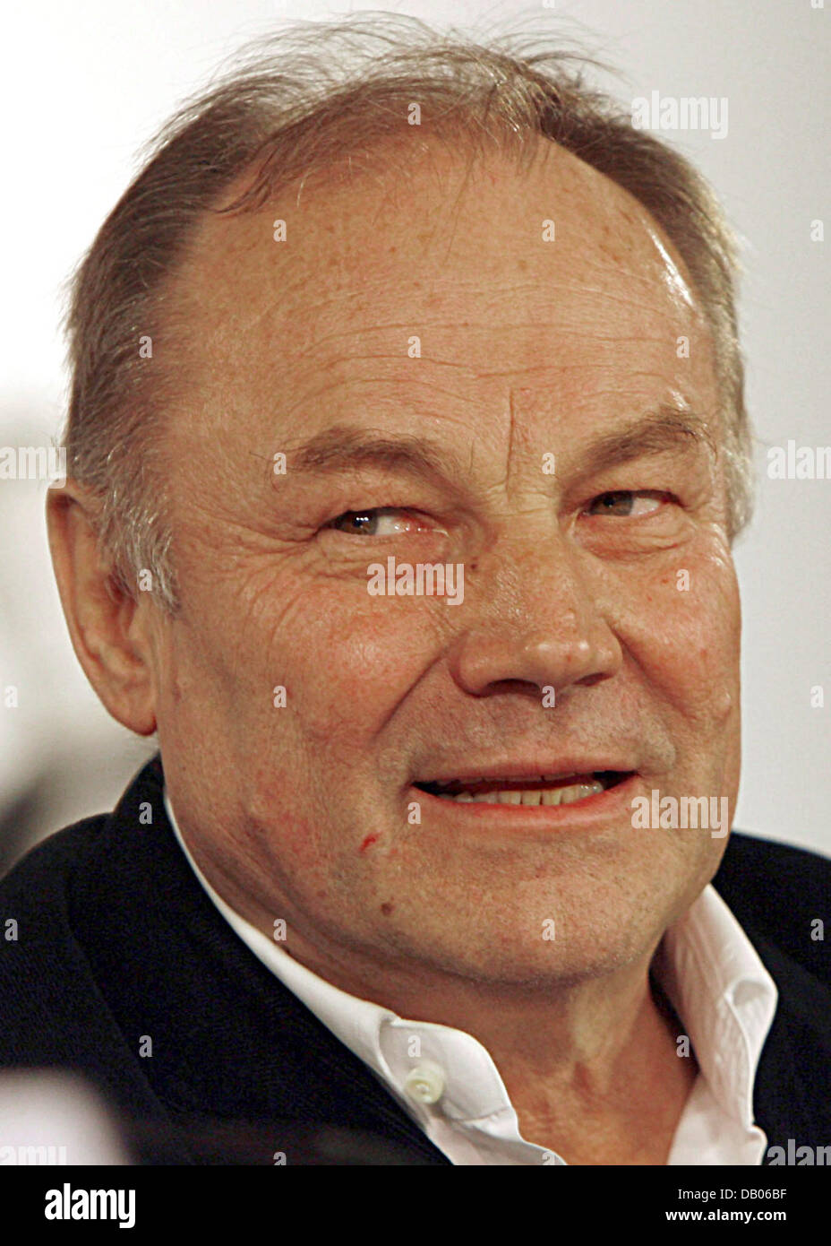 (dpa file) - Austrian actor Klaus Maria Brandauer is pictured in Berlin, Germany, 21 March 2006. The web portal 'Bunte.T-Online' reported that Brandauer married his partner Natalie Krenn at 'Saint Nicholas Church' (Nikolaikirche) in Berlin, Germany, 06 July 2007. The almost hour-long marriage-ceremony was followed by breakfast with family and close friends. Photo: Peer Grimm Stock Photo