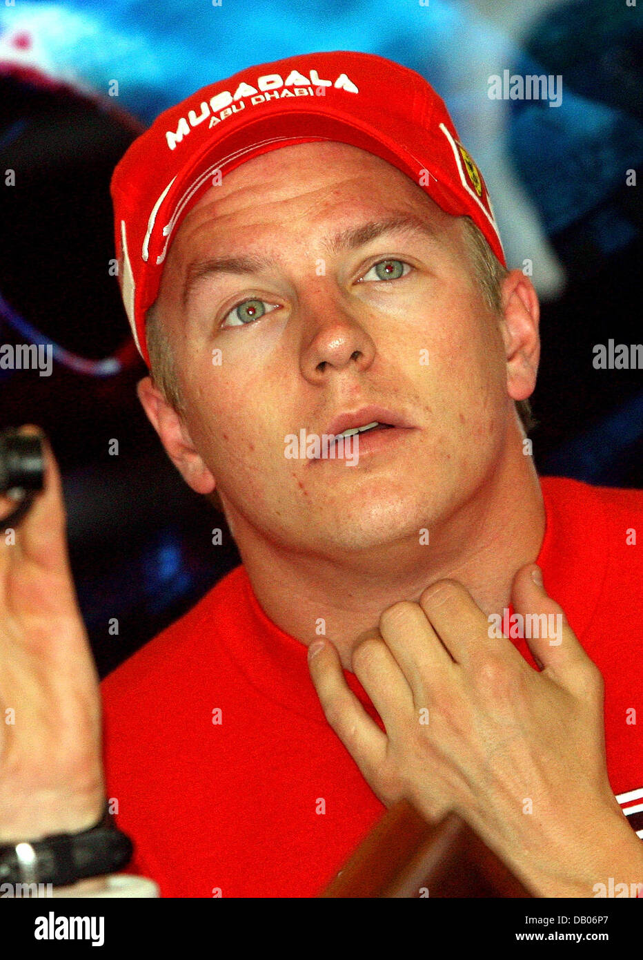 Finnish Formula One driver Kimi Raikkonen of Ferrari is pictured in the