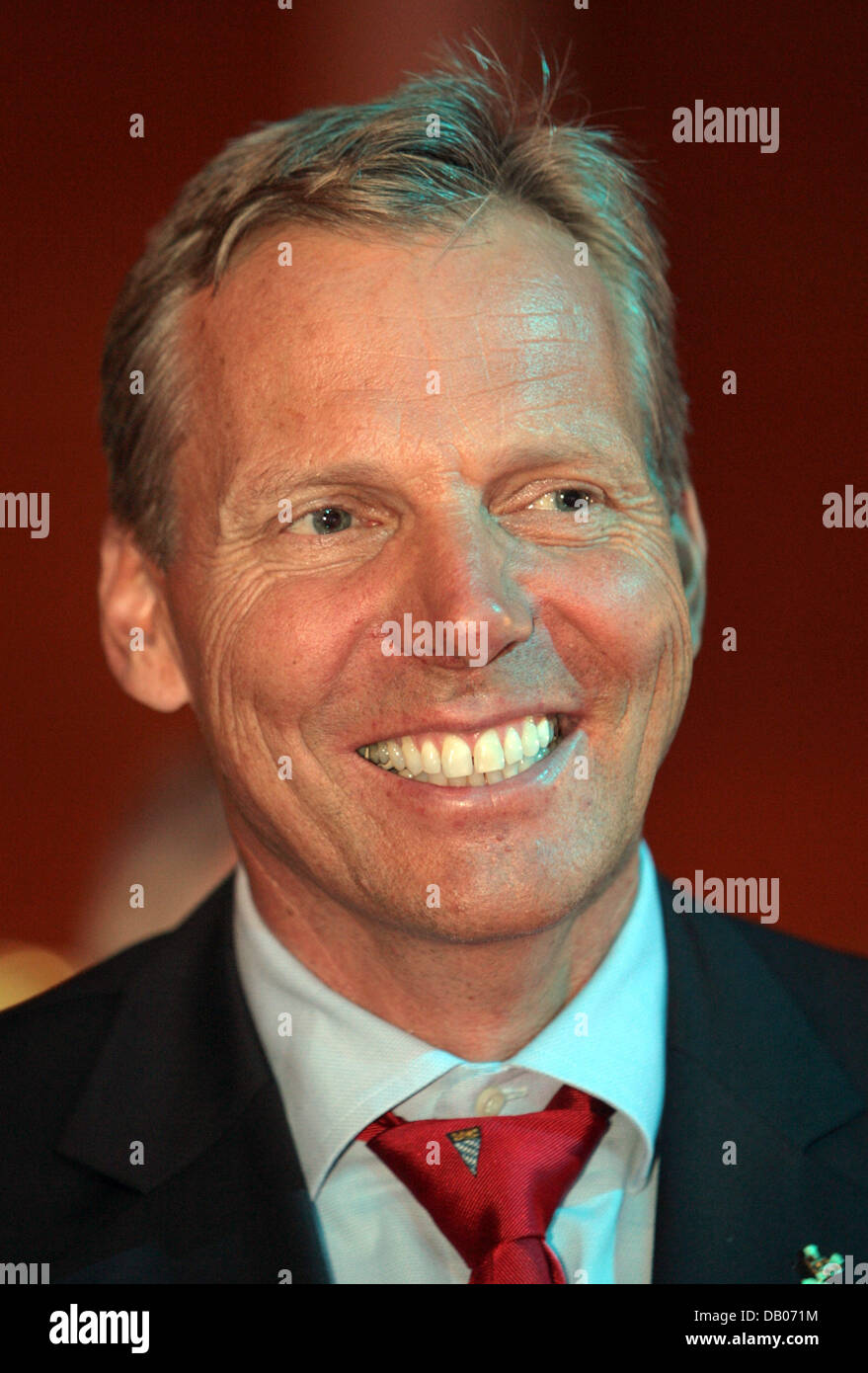 German sailing pro Jochen Schuemann smiles before the Personal Sport
