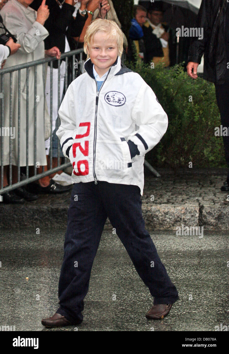 Master Marius Borg Hoeiby, first-born son of Crown Princess Mette-Marit ...