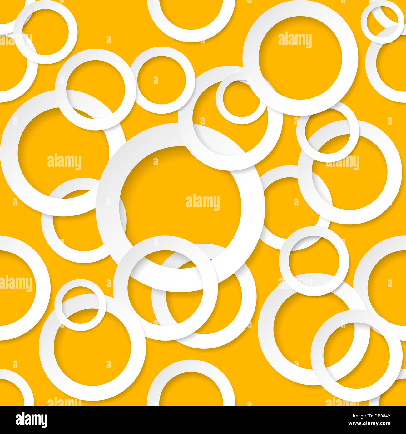 Seamless texture circles. Illustration on orange background Stock Photo ...