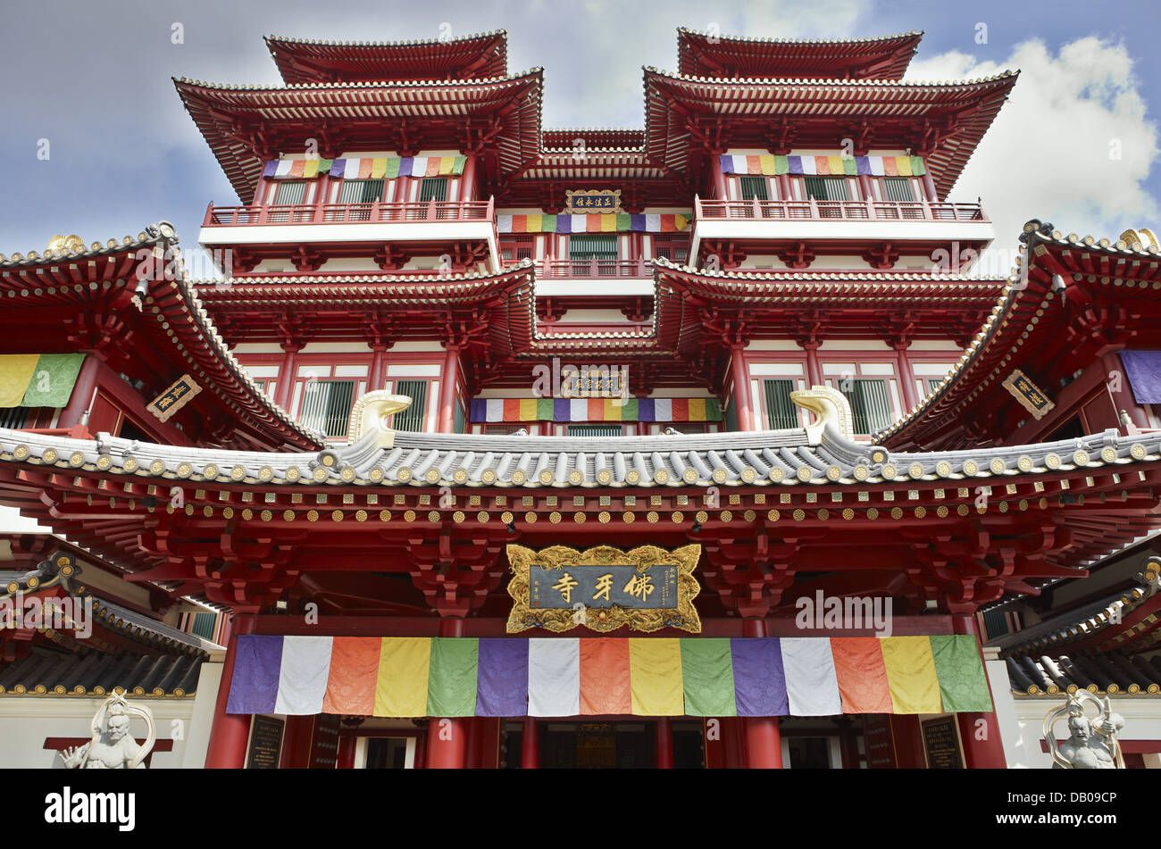 Buddha Tooth Relic Temple, Chinatown, Singapore. Stock Photo