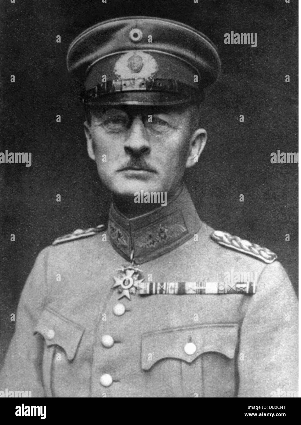 Lossow, Otto von, 15.1.1868 - 25.11.1938, German general, Commanding Officer of the 7th Infantry Division 28.9.1921 - 29.2.1924, portrait, 1920s, Stock Photo