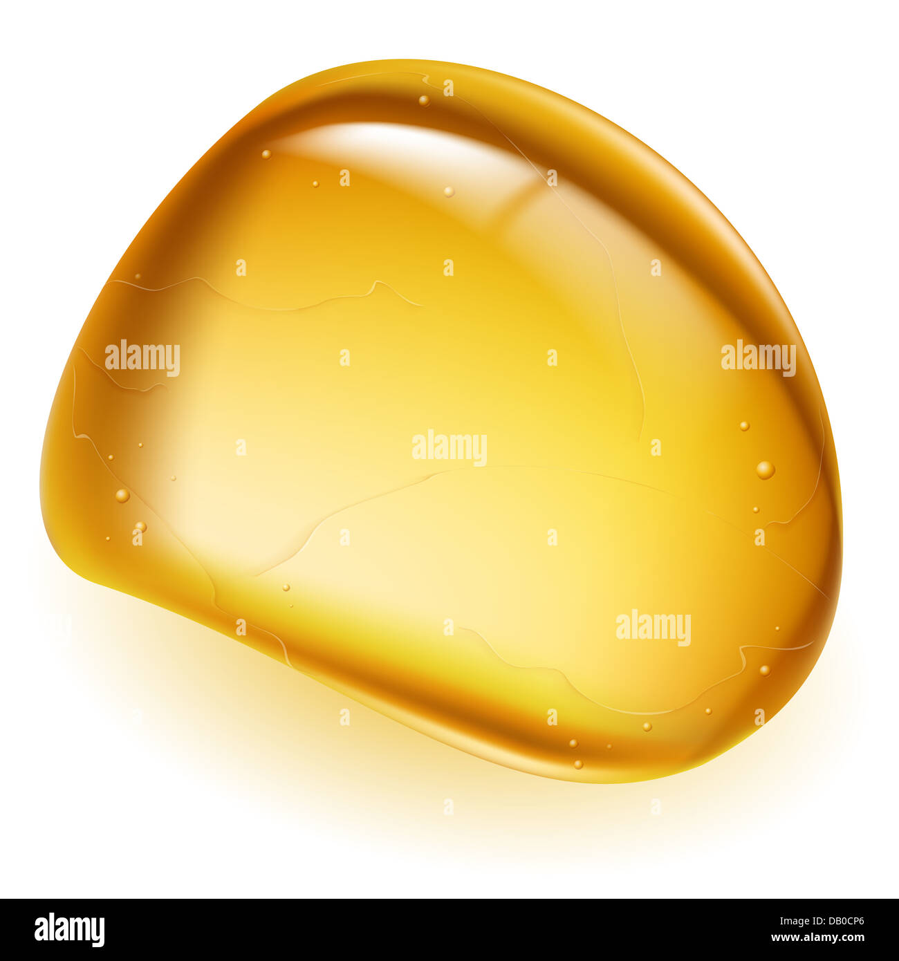 Amber. Illustration on white background for design Stock Photo - Alamy