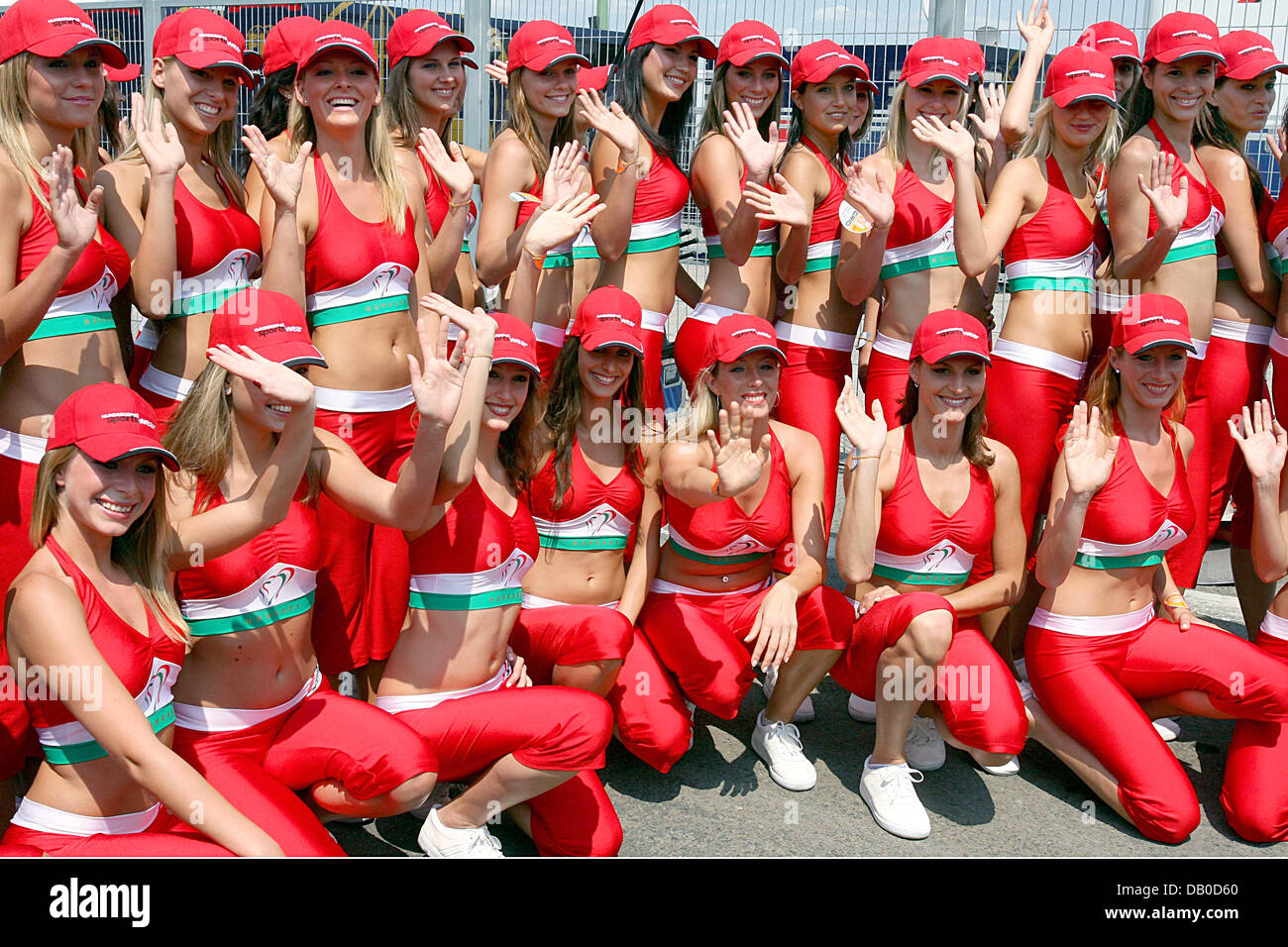 Grid girls budapest hi-res stock photography and images - Alamy