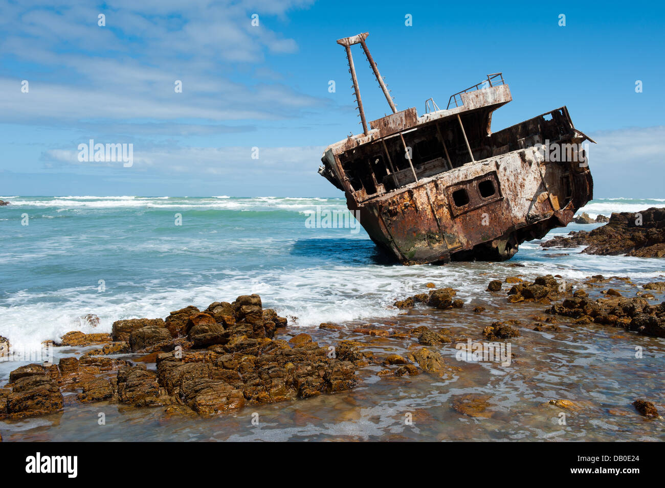 Shipwreck, Cape Agulhas, Agulhas National Park, South Africa Stock Photo