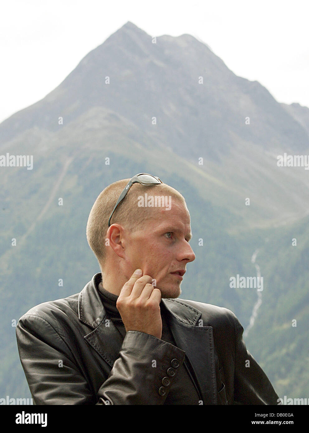 The Danish cyclist Michael Rasmussen is pictured at the start of the ...