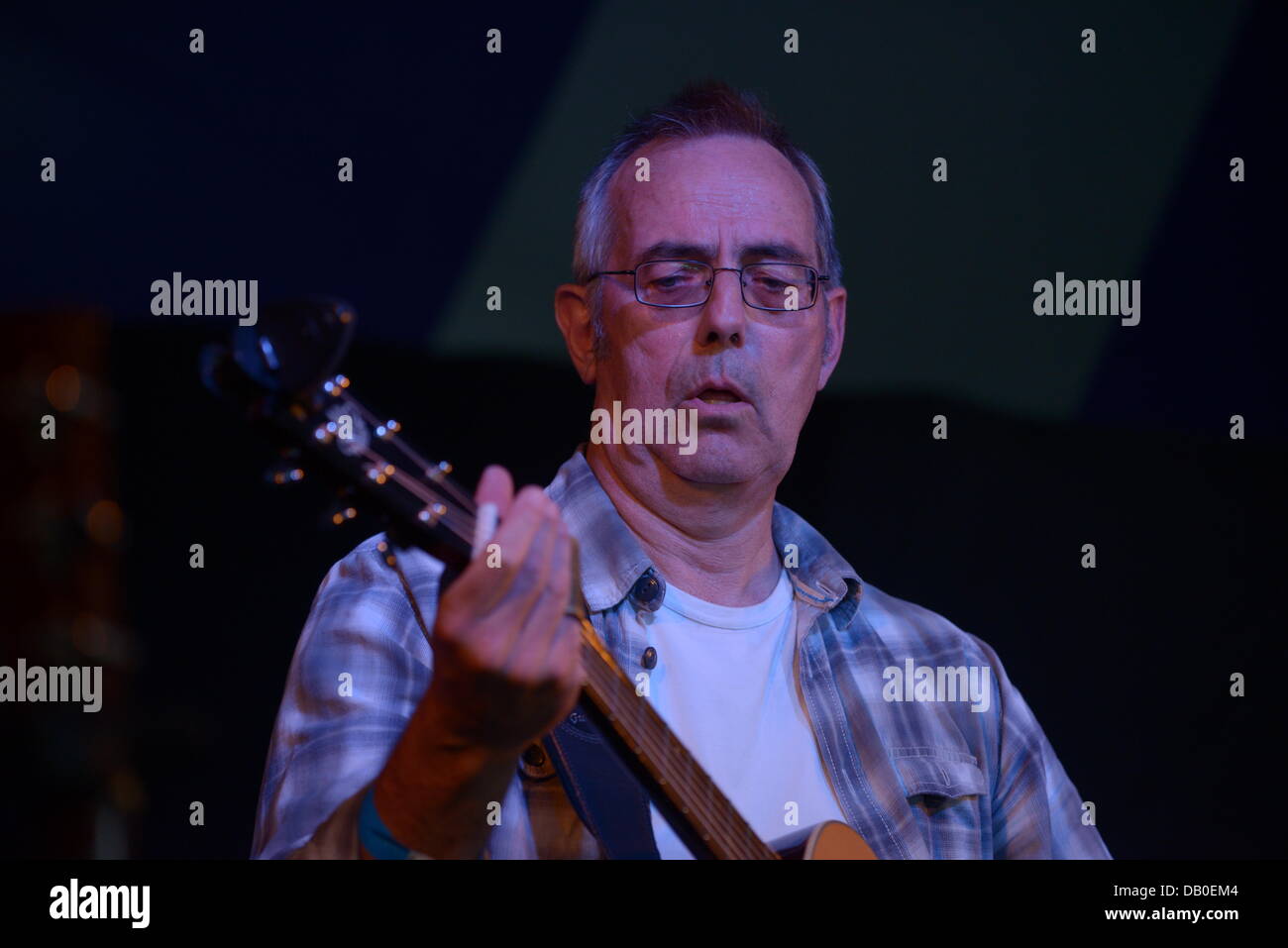 London, UK. 21st July, 2013. Gary Fletcher Band live at the London Biggest Ealing Blues at
