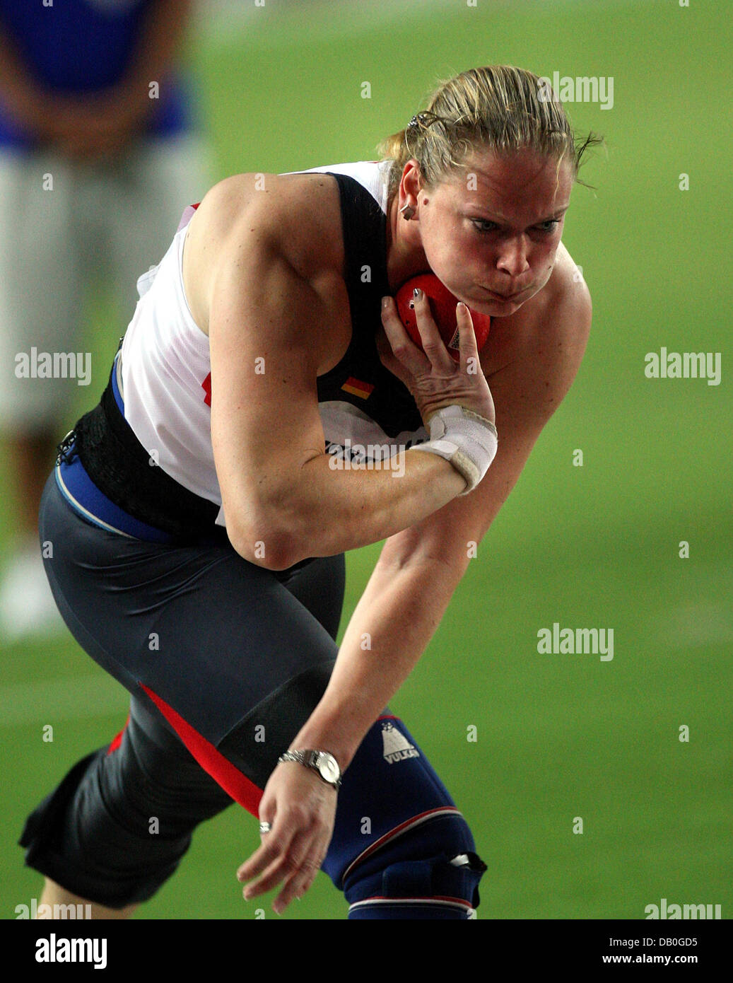 German Shotput Athlete Nadine Kleinert Shown In Action During The Women german-shotput-athlete-nadine-kleinert-shown-in-action-during-the-women