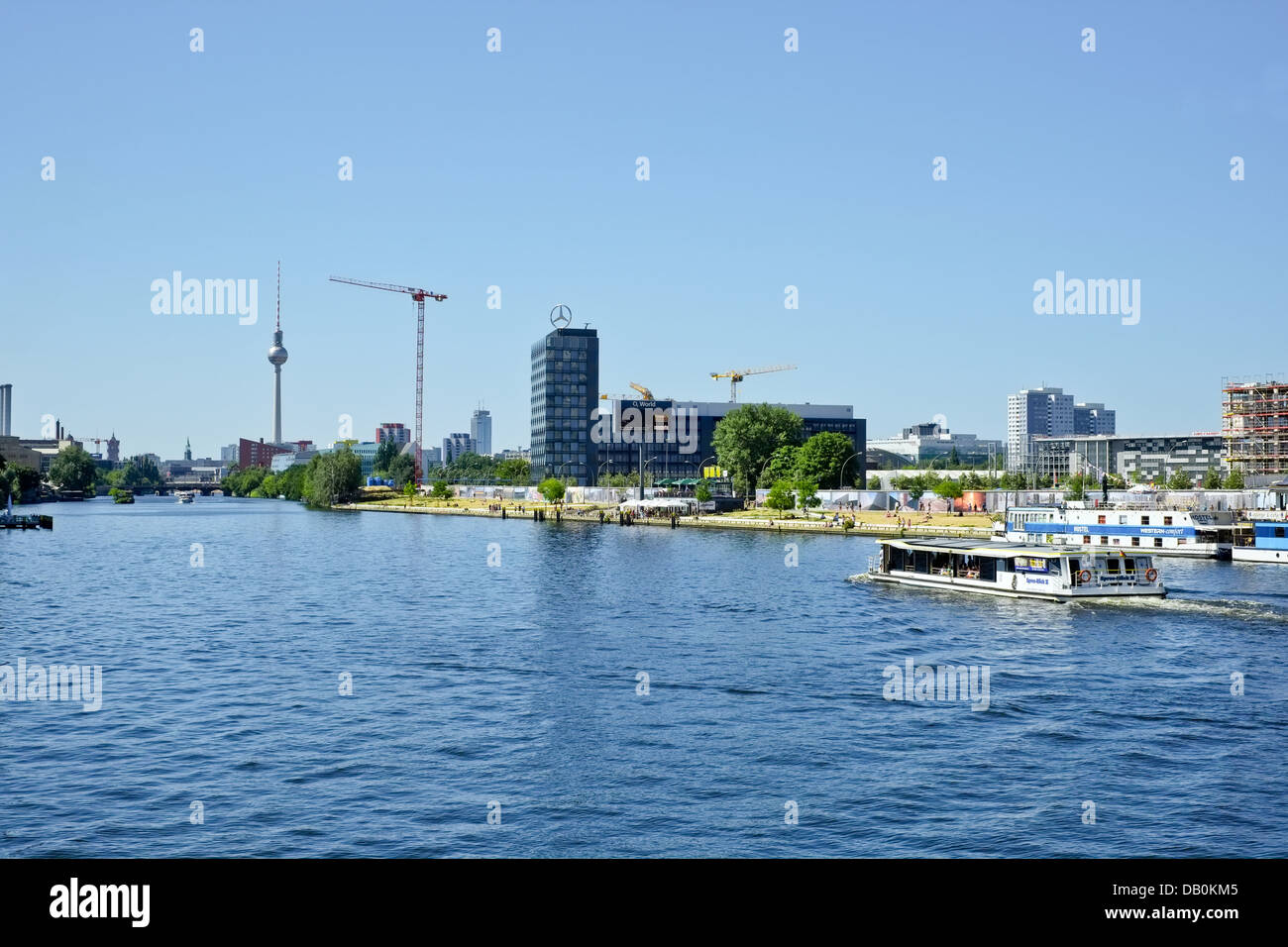 View over Berlin Stock Photo
