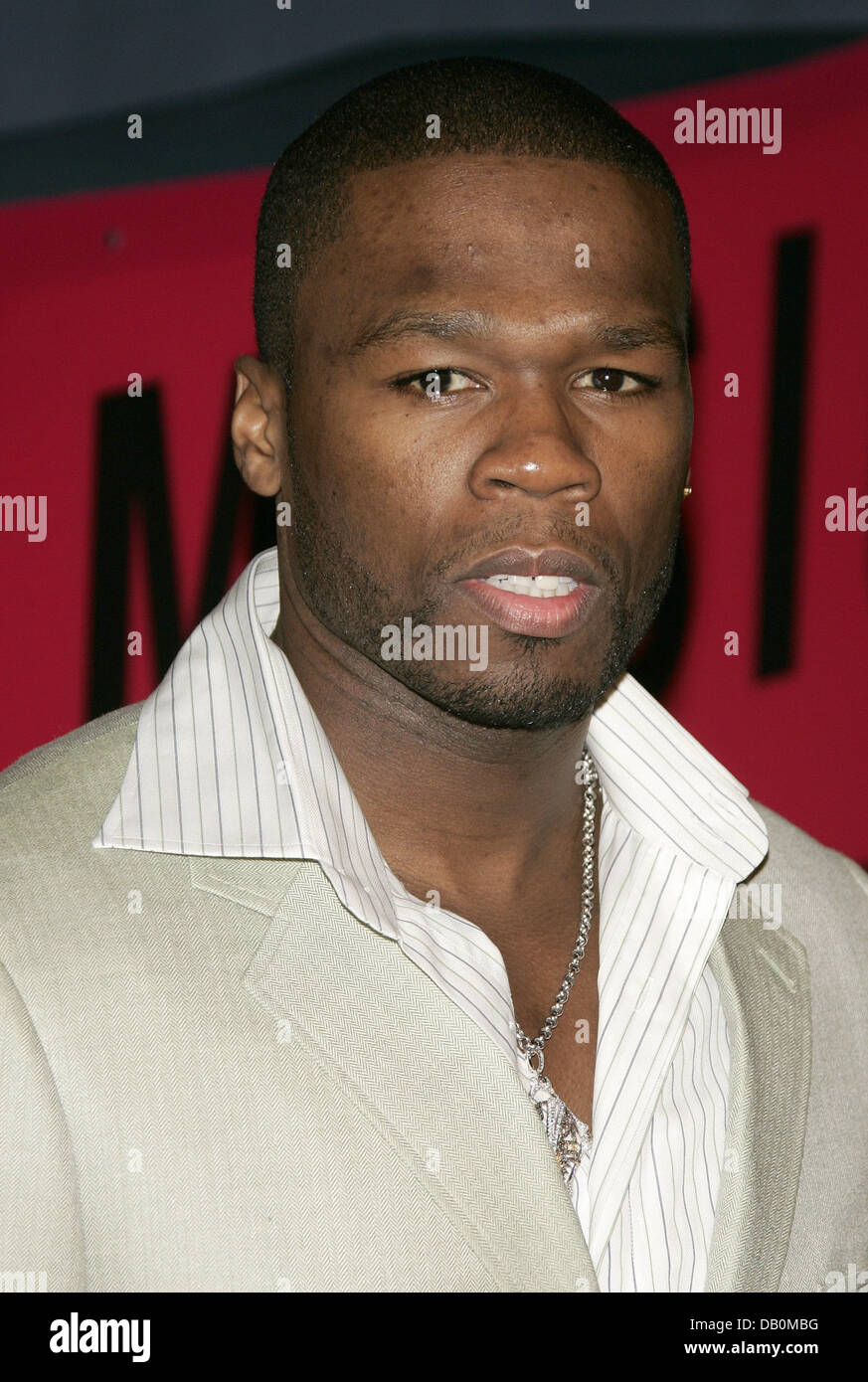 The picture shows rapper 50 cent at the 2007 MTV Video Music Awards ...