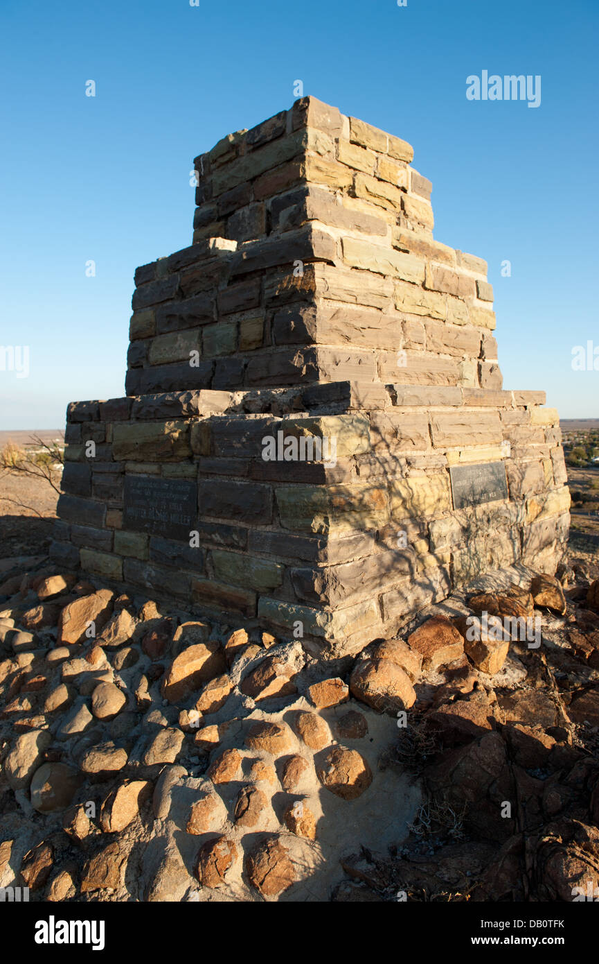 Monument to commemorate the Republic, Beaufort West, South Africa Stock Photo