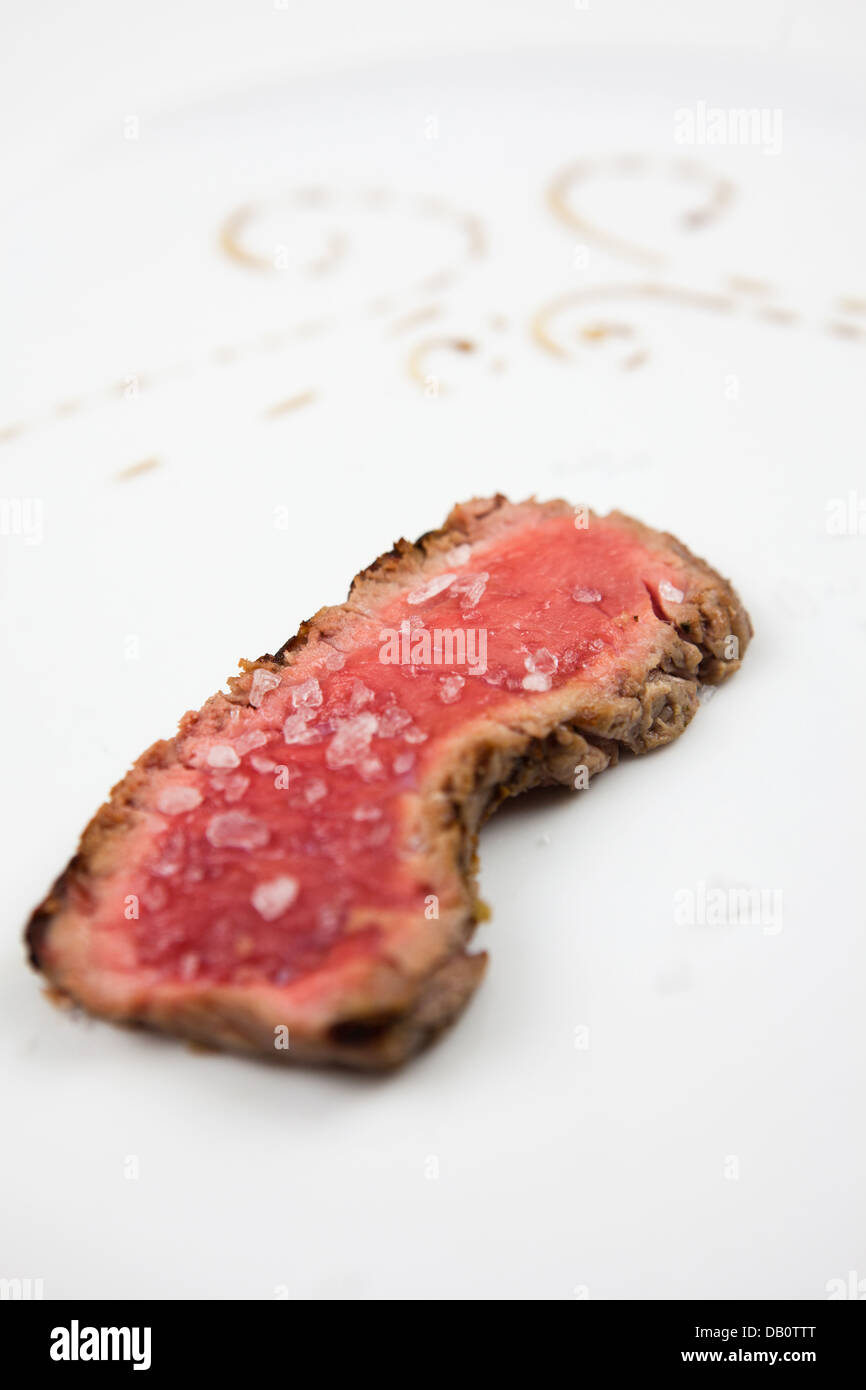 Beef with vinegar drops Stock Photo