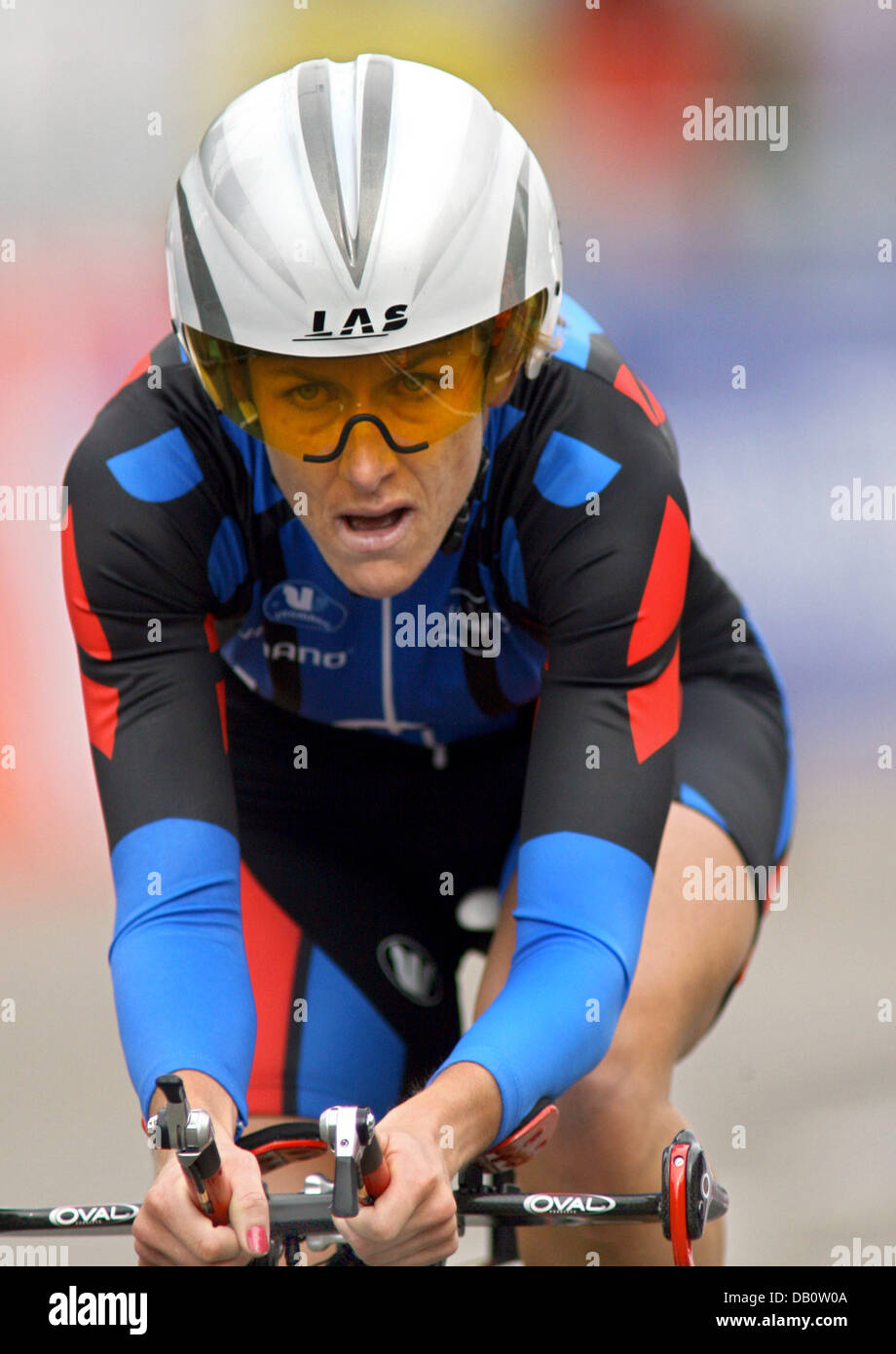 US-American Kristin Armstrong is pictured during the Women's individual ...
