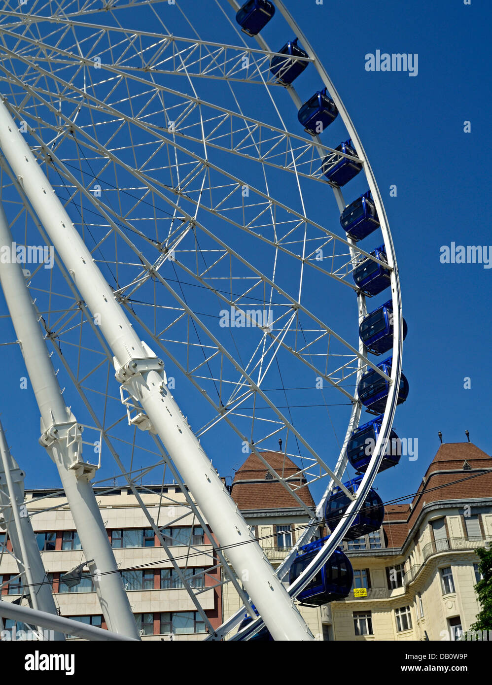Sziget eye ferris wheel Budapest Hungary Stock Photo