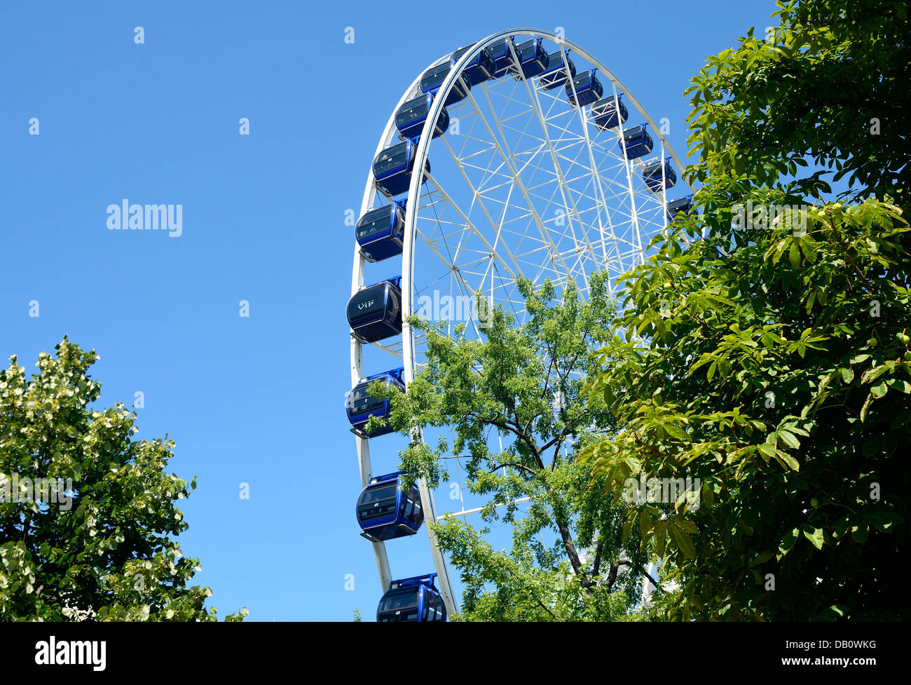 Sziget eye ferris wheel Budapest Hungary Stock Photo