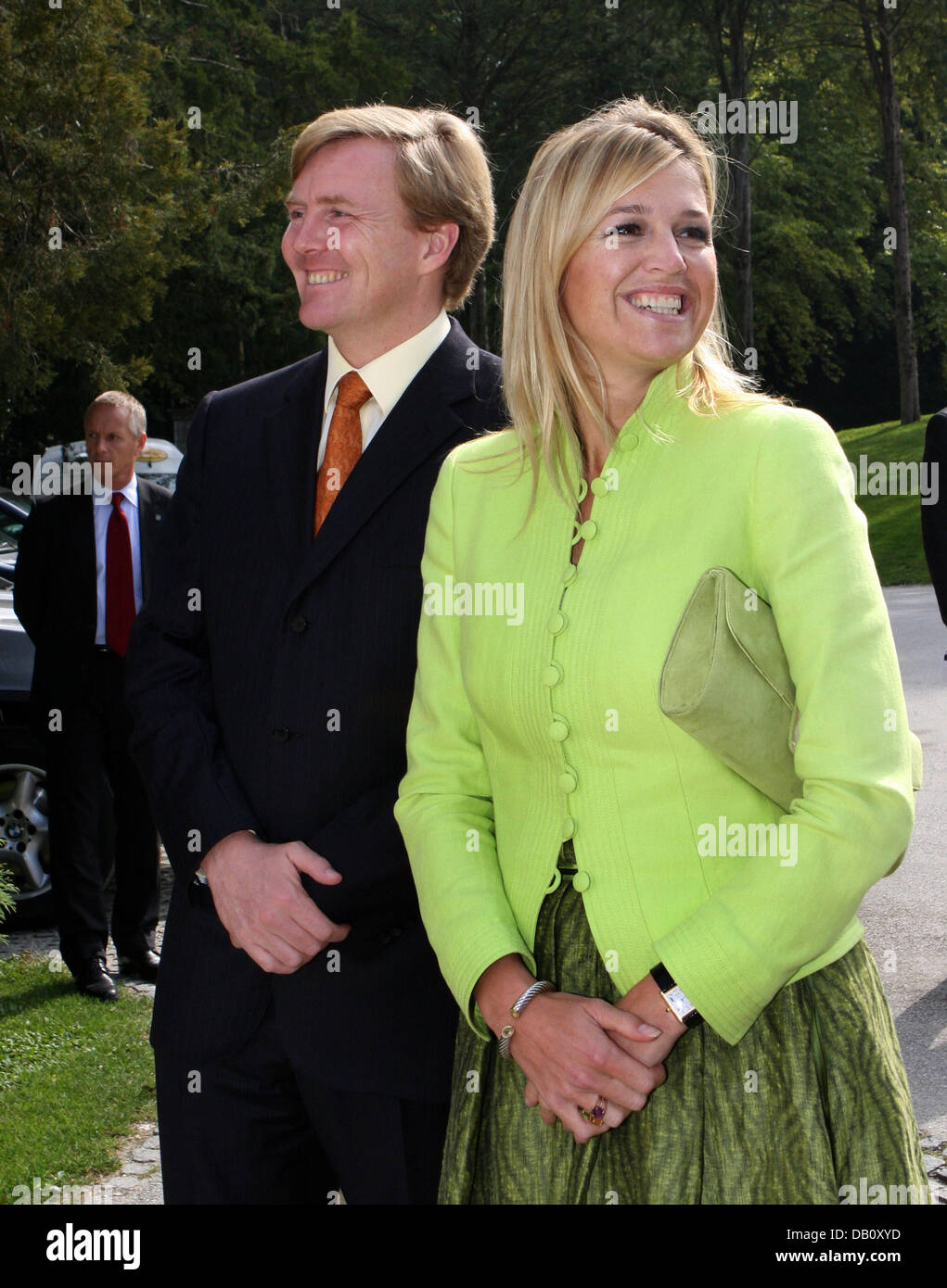 Crown Prince Willem Alexander Of The Netherlands And His Wife Crown Princess Maxima Visit The