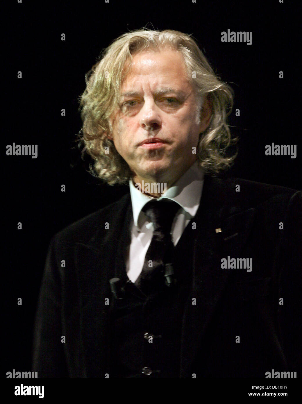 Irish musician Sir Bob Geldof arrives for a gala night to the four-day