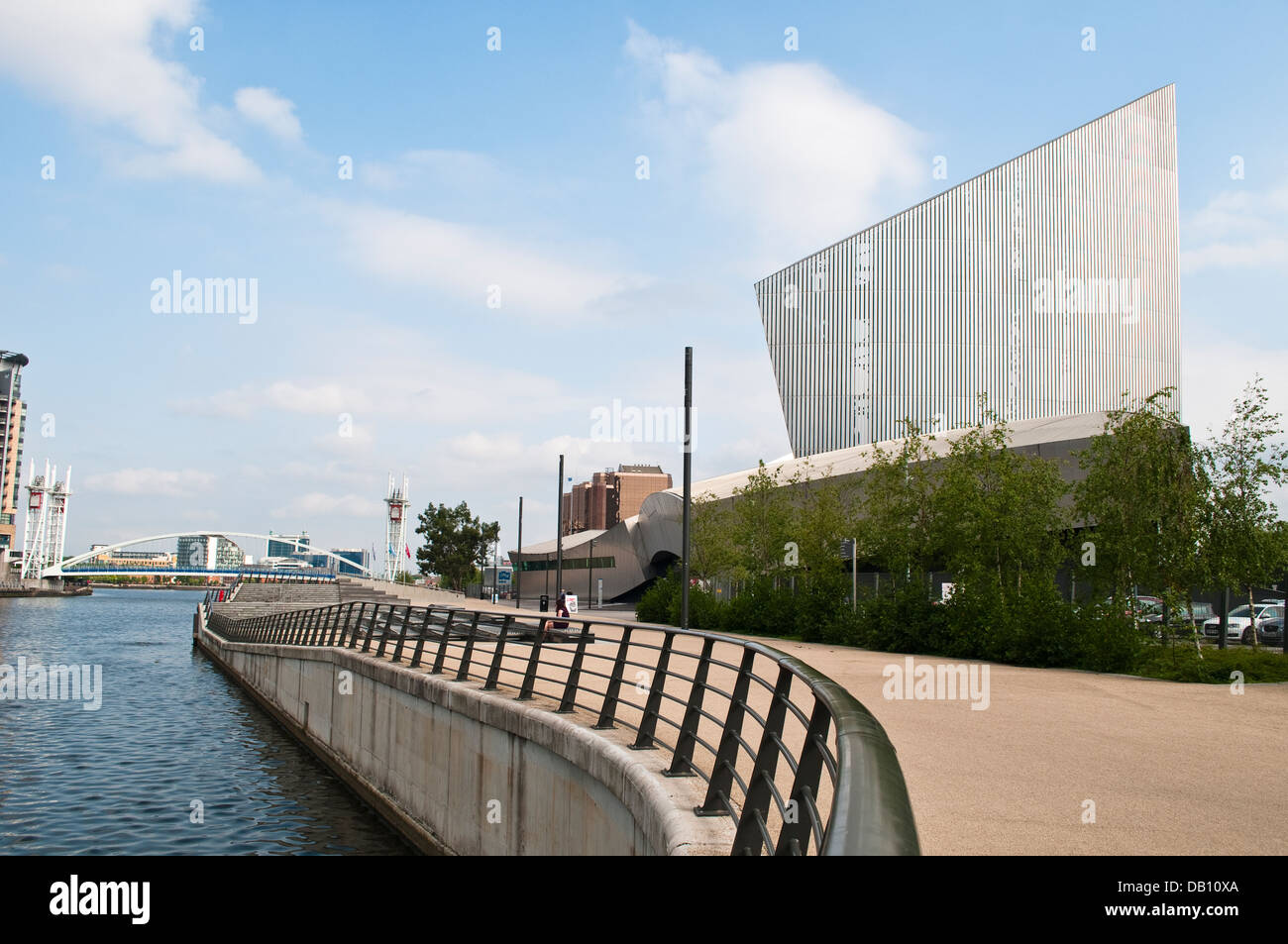 Imperial War Museum North, Salford Quays, Greater Manchester, UK Stock ...