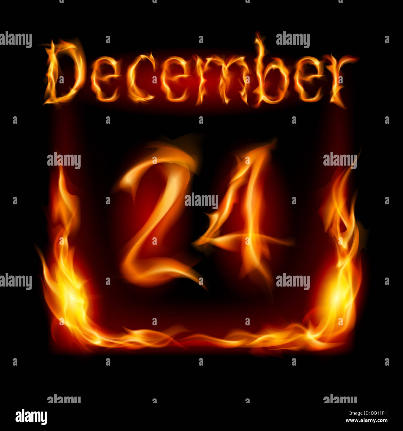 Twenty fourth in december calendar icon hi-res stock photography and ...