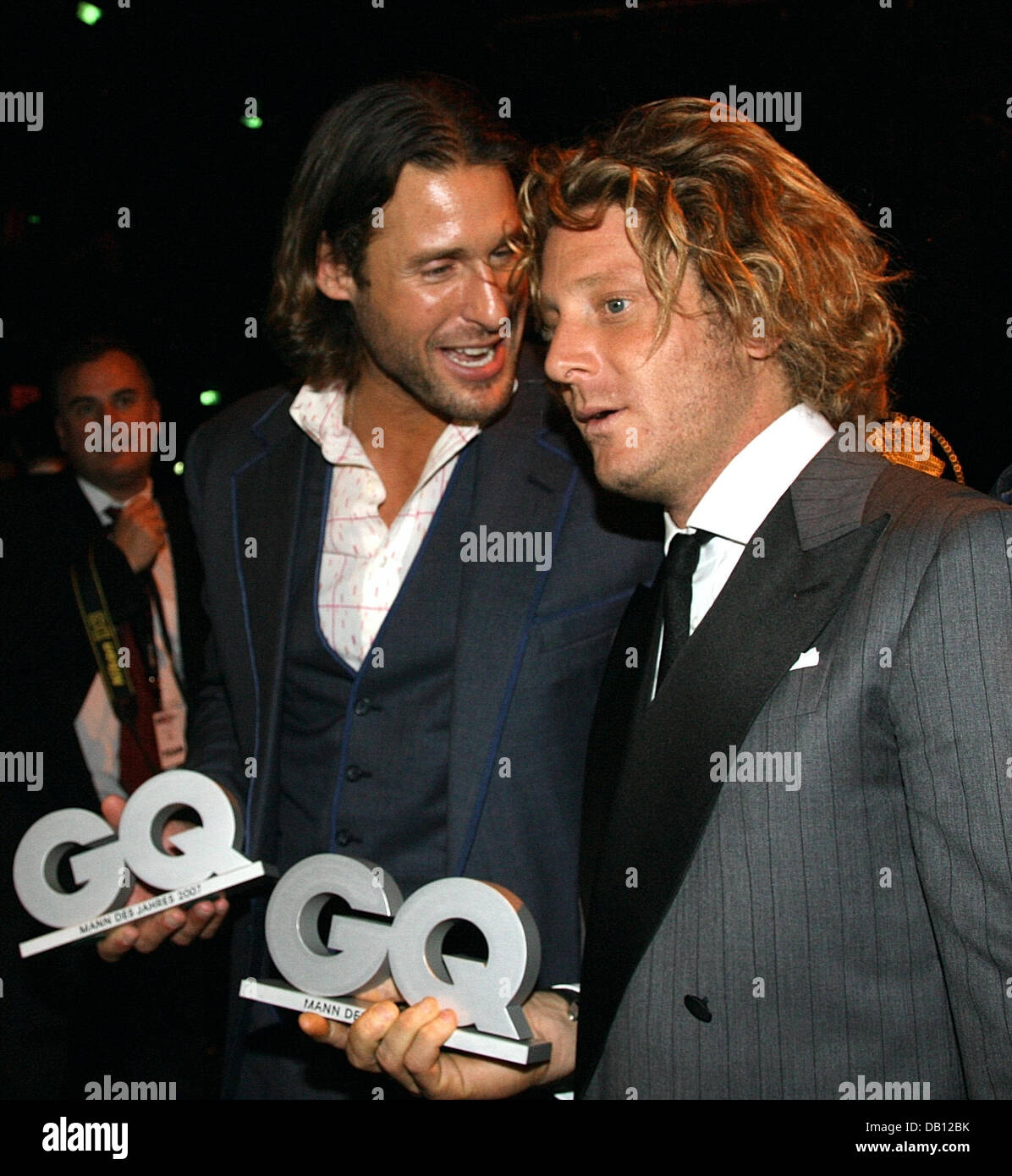 David de Rothschild (L), environmental activist and nature documentary ...