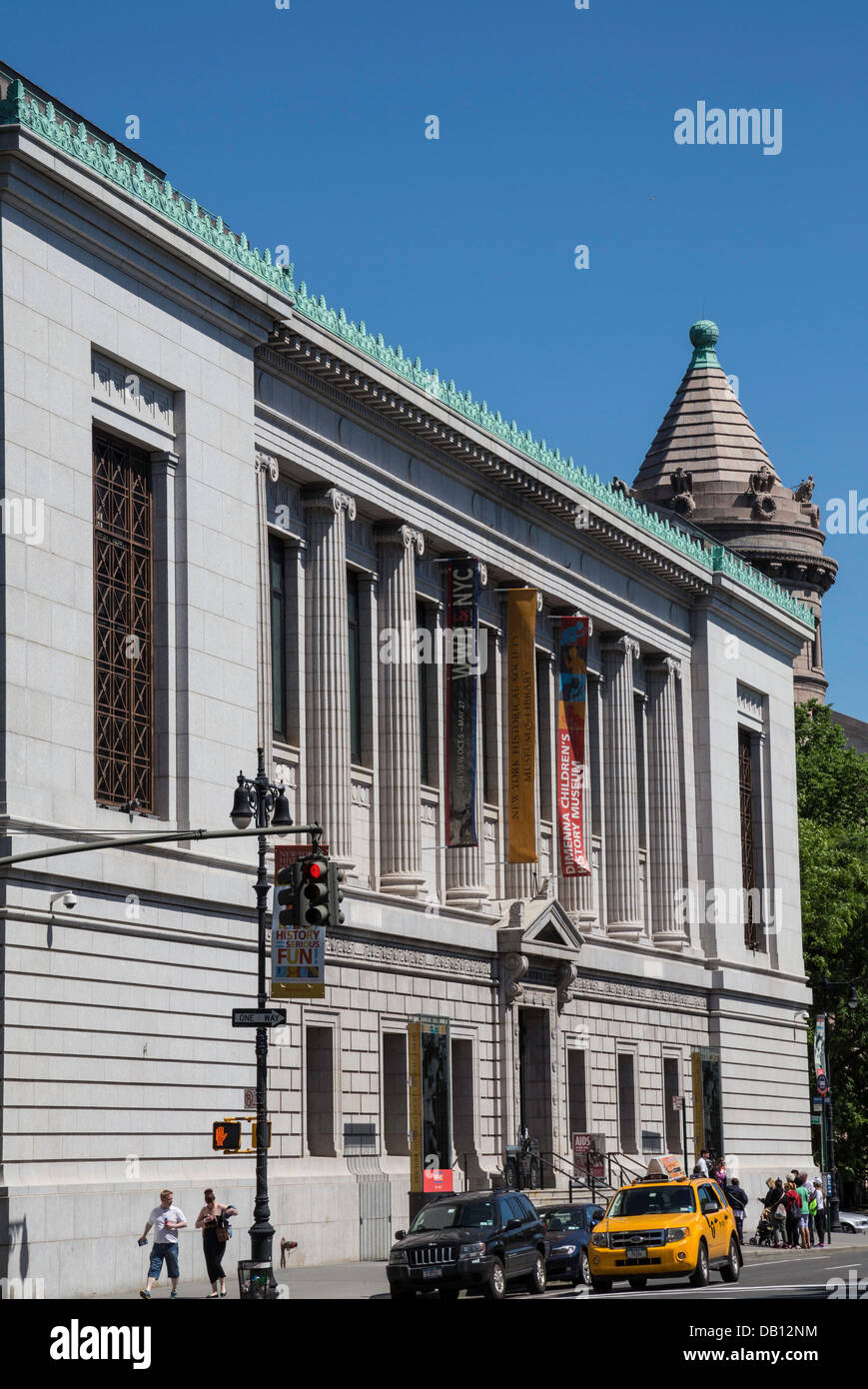 New York Historical Society Museum and Library, 170 Central Park West, NYC Stock Photo