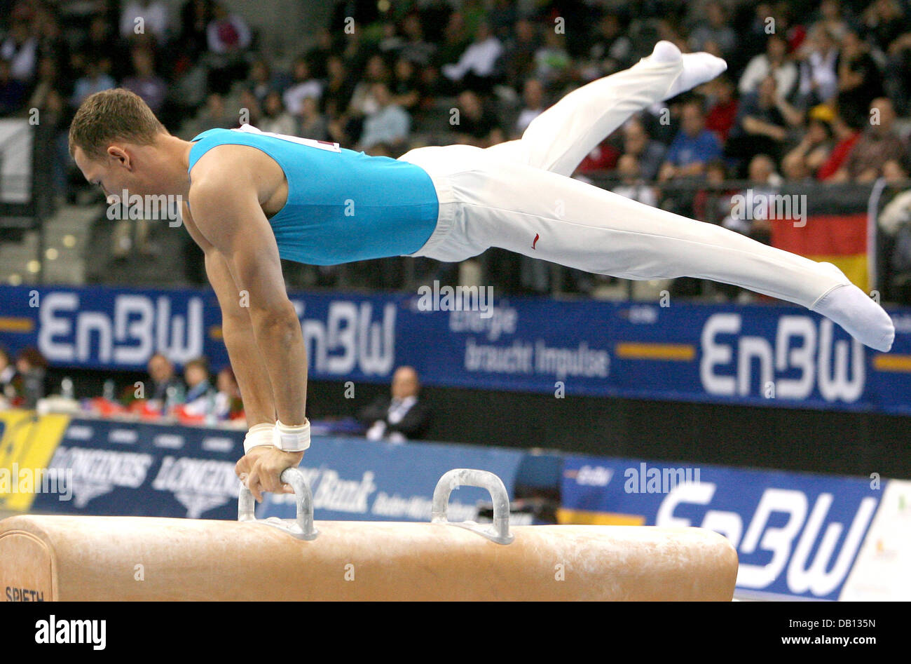 Croatian Robert Seligman in action at the 25th DTB Cup in Stuttgart