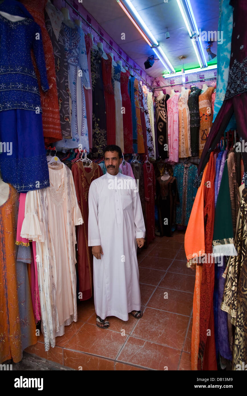 Souq al-Alawi market in Old Jeddah (Al-Balad), Jeddah, Saudi Arabia. Stock Photo