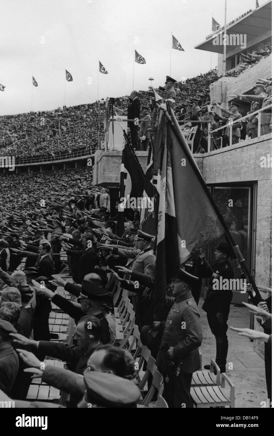 Nazism / National Socialism, event, international War Veterans meeting, Berlin, 1933, Additional-Rights-Clearences-Not Available Stock Photo