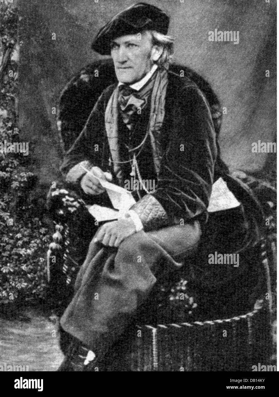 Wagner, Richard, 22.5.1813 - 13.2.1883, German composer, full length, Lucerne, 1868, Stock Photo