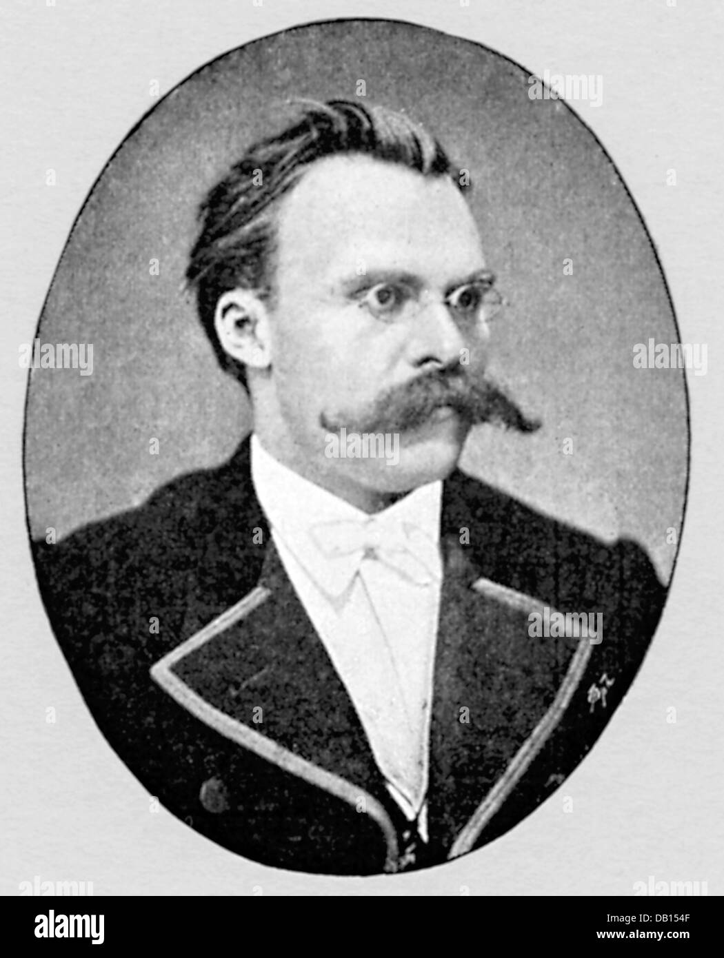 Friedrich Wilhelm Nietzsche German philosopher and writer Stock Photo
