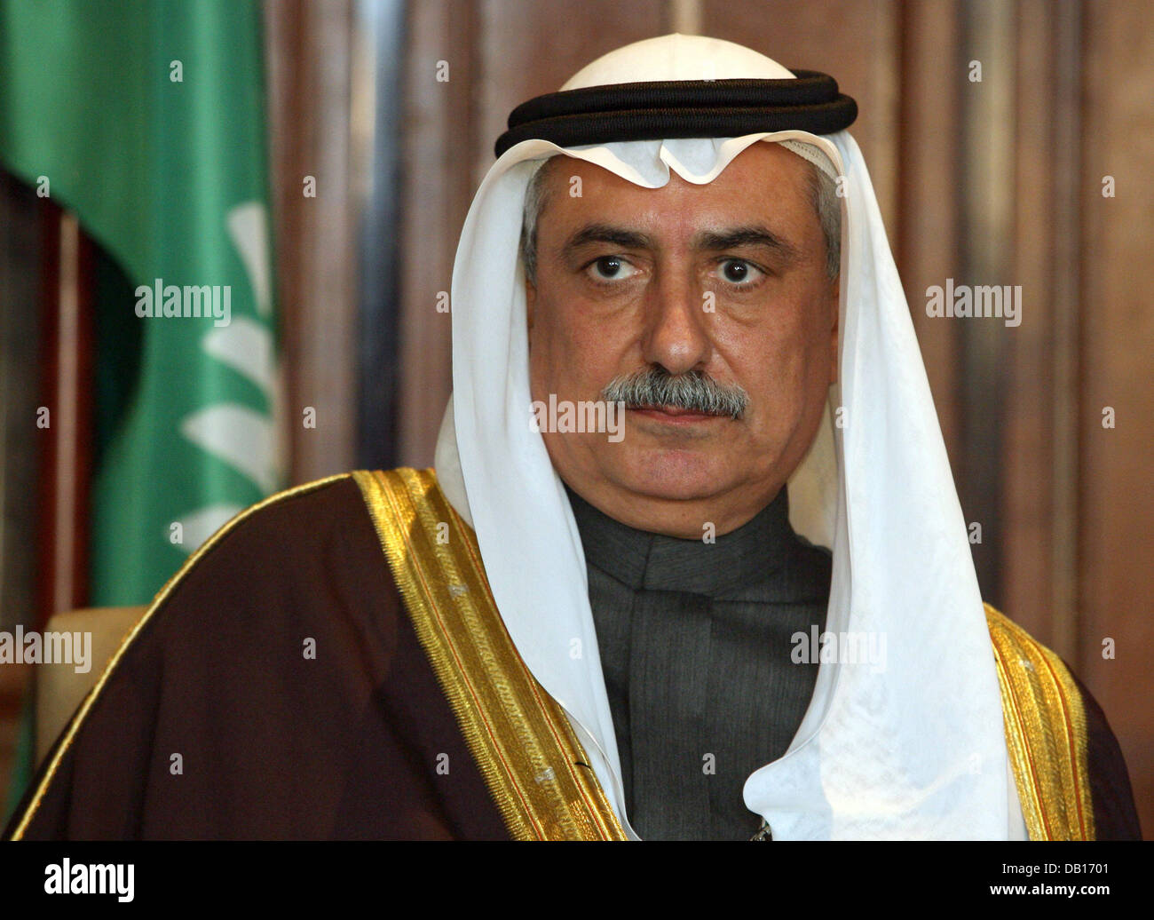 Ibrahim bin Abdulaziz bin Abdullah Al-Assaf Minister of Finance of Saudi Arabia is pictured at the signing of contracts against double taxation in Berlin, Germany, 8 November 2007. The Saudi king visits Germany for three days. Photo: TIM BRAKEMEIER Stock Photo