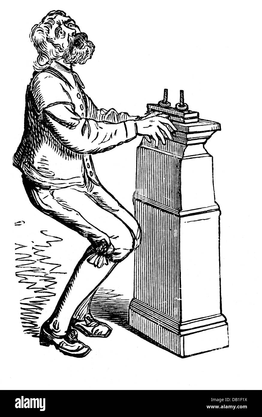 justice, torture, thumbscrew, wood engraving, circa 1912, Additional