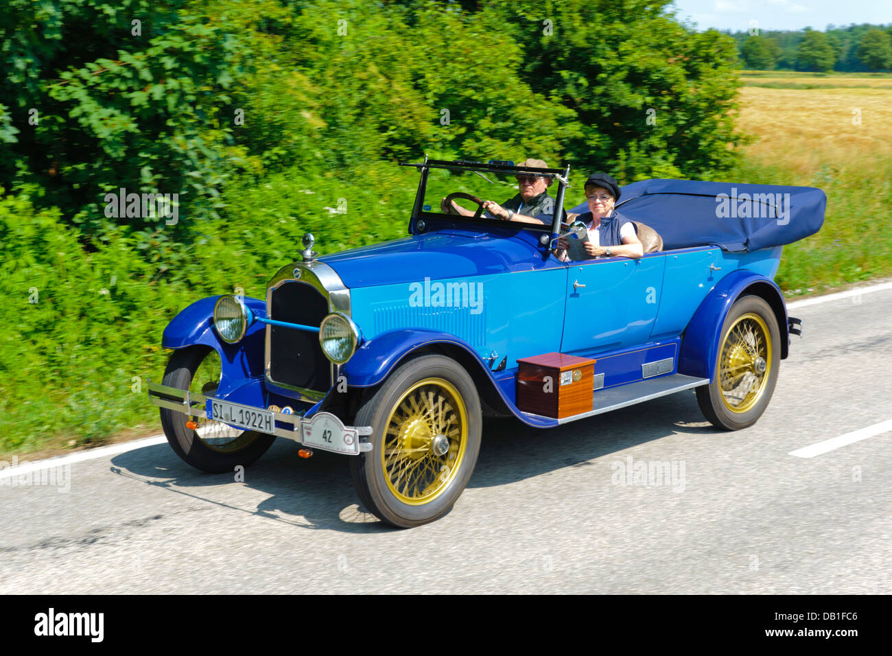 Studebaker Special Six Tourer, built at year 1922, photo taken on July 13, 2013 in Landsberg, Germany Stock Photo