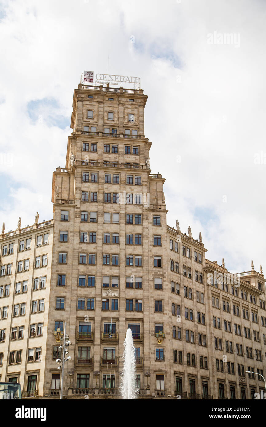 The Generali Assegurances Building In Barcelona Spain Stock Photo Alamy The Generali Assegurances Building In Barcelona Spain Stock Photo Alamy