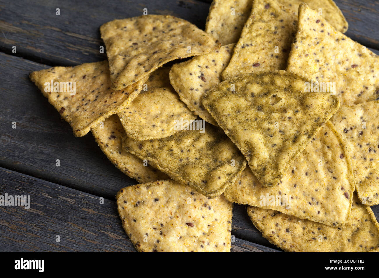 Pile of corn chips Stock Photo Alamy