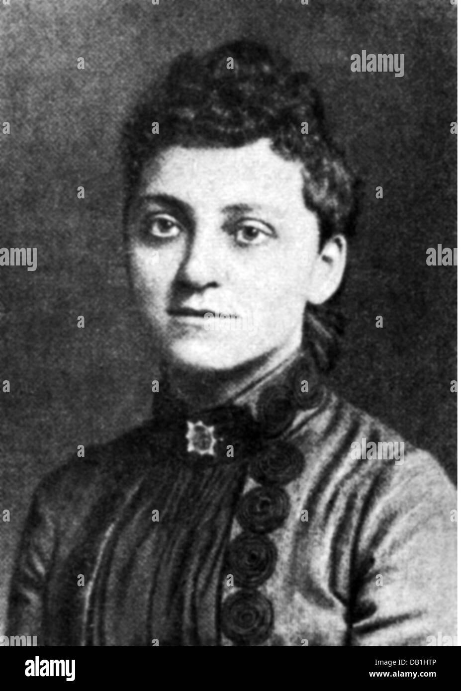 Fontane, Martha 'Mete', 21.3.1860 - 10.1.1917, German teacher, portrait, circa 1890, Stock Photo
