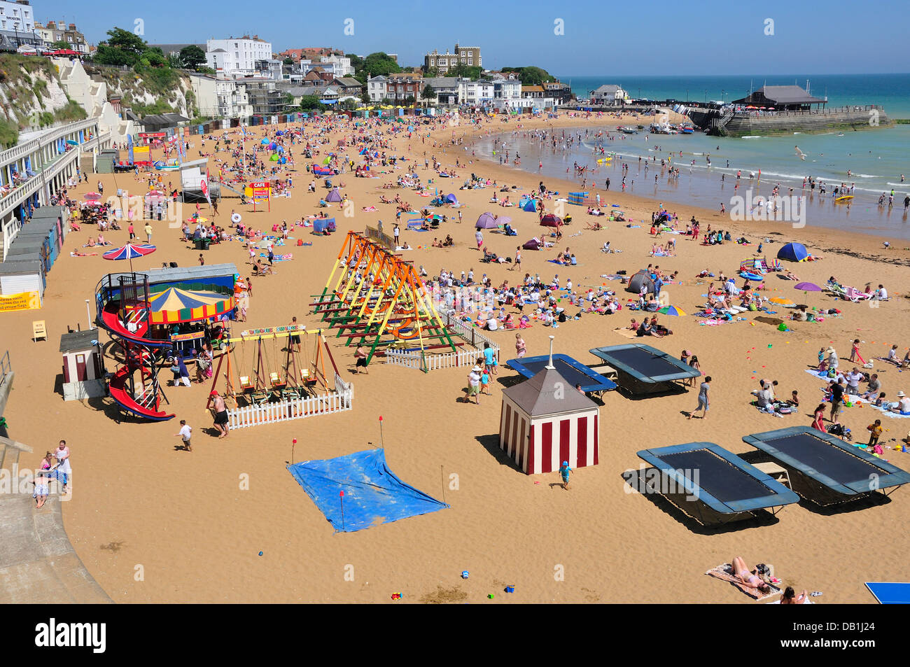 Broadstairs, Kent, England, UK. Viking Bay Stock Photo Alamy