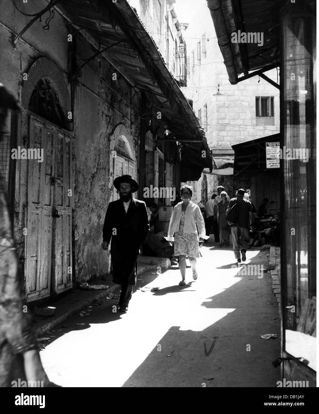 Streets of jerusalem Black and White Stock Photos & Images Alamy